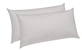 Pikolin Home - Pack de 2 almohadas de fibra con tratamiento dermoprotector Aloe Vera de firmeza baja recomendada para dormir boca abajo
