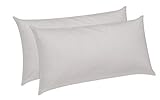 Pikolin Home - Pack 2 almohadas de fibra antiácaros, evitan los síntomas de alergia, para dormir de lado o boca arriba de firmeza baja