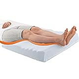 ZCPDP Almohada para piernas con Espuma viscoelástica para aliviar Las Venas varicosas Que se Usan para Mujeres Embarazadas con cojín para piernas con ciática