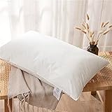 TIZHONG Almohada de algodón de color sólido, almohadas suaves para el cuello, almohadas para dormir (color: D, tamaño: 48 x 74 cm, 2 piezas)