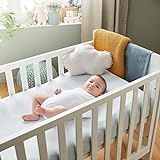 P'tit Lit - Cojín antireflujo para bebe 70x35 cm - Para cama de 70x140 cm - Limita el reflujo - Anti-ácaros - Inclinación de 15° - Funda extraíble